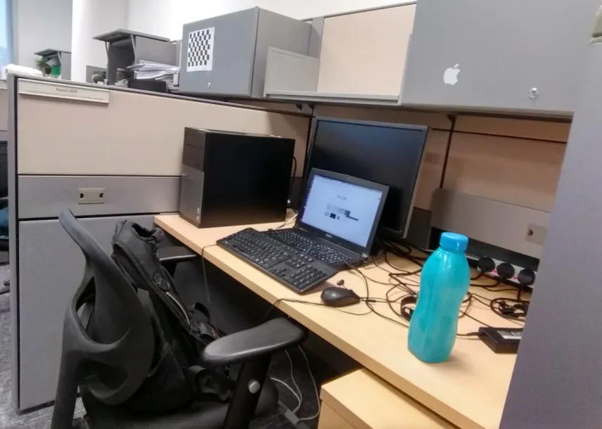 My work area